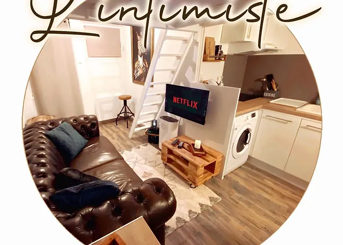 L\'Intimiste A St Lo - Studio Duplex Prive - Atypique - Netflix - Wifi - Parking Gratuit - Entree Autonome